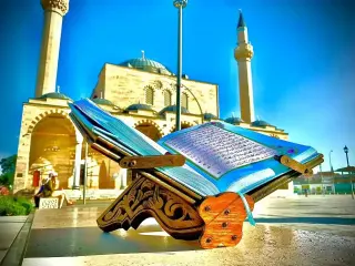 Konya Masaüstü Rahle — Foto Galeri — Konya Ahşap Rahle Ahşapçı Ali